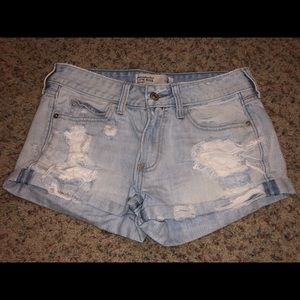 Abercrombie & Fitch Low Rise Jean Shorts